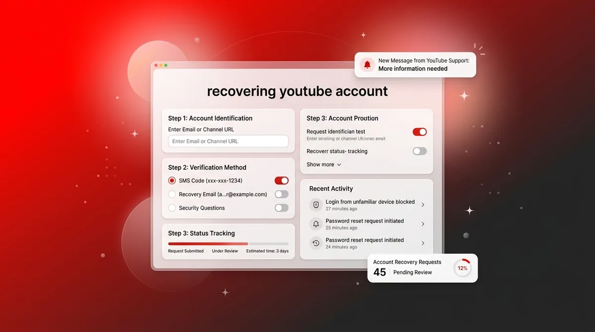 How to Recover a Hacked YouTube Account (2026 Guide)