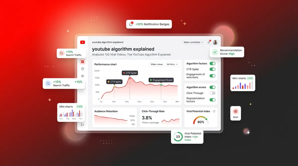 I Analyzed 100 Viral Videos: The YouTube Algorithm Explained