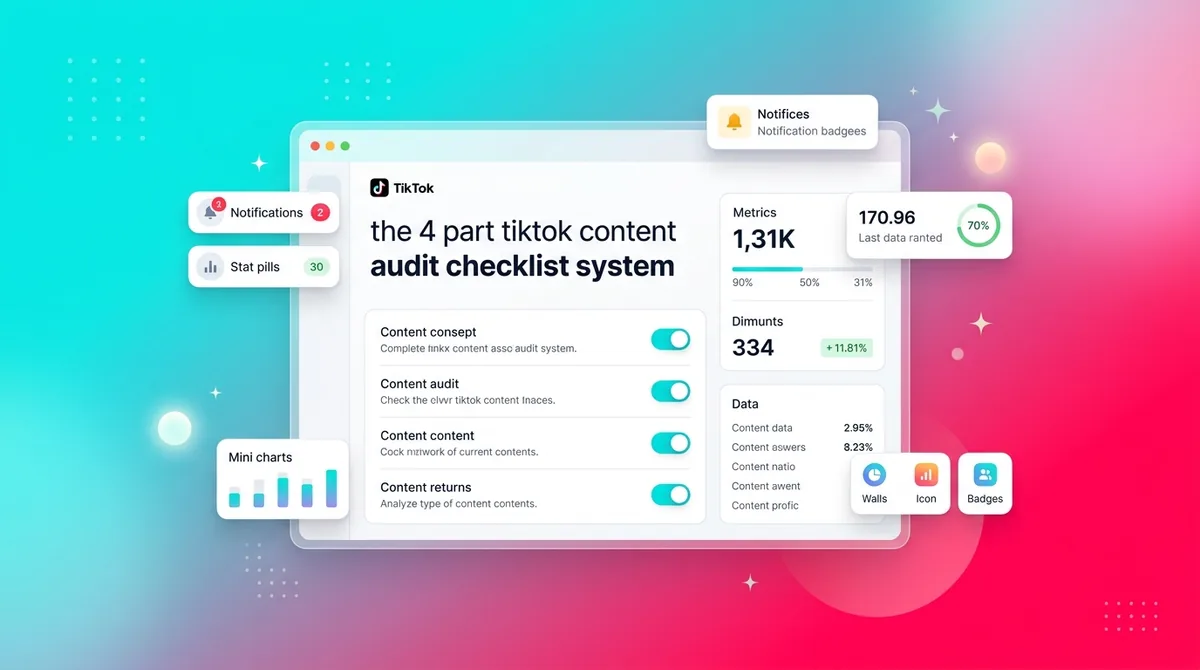 The 4-Part TikTok Content Audit Checklist System