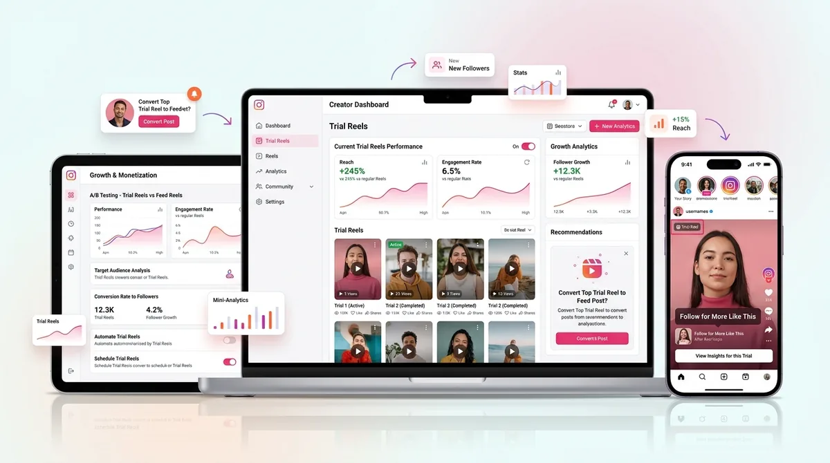 Instagram Trial Reels Explained: How to Use Them for Growth