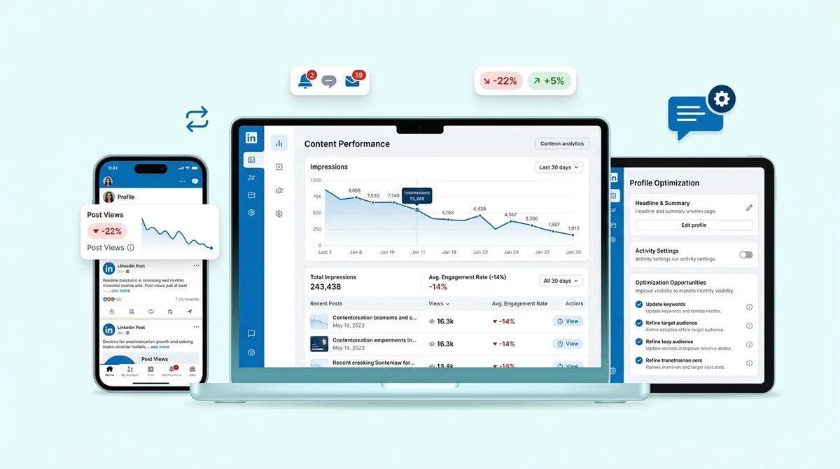 How to Recover When Your LinkedIn Impressions Dropped