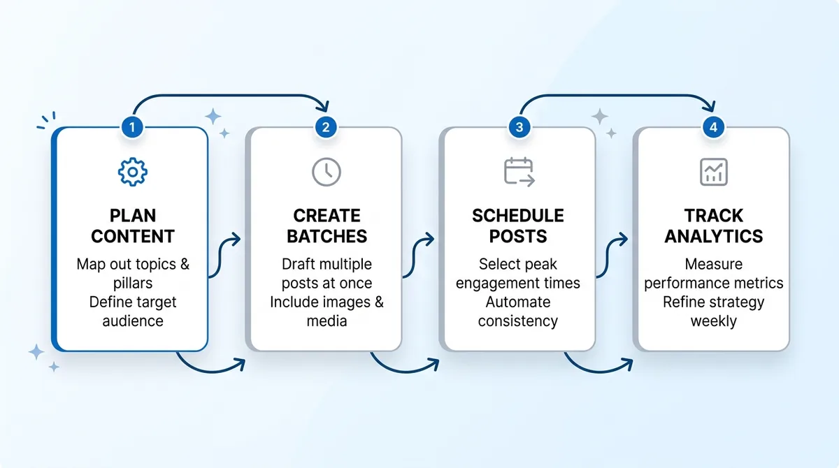 The Simple LinkedIn Personal Brand Posting Schedule System