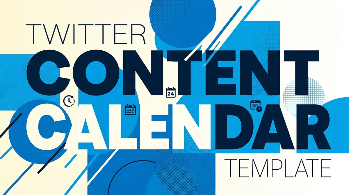 Save 10 Hours Using a Twitter Content Calendar Template